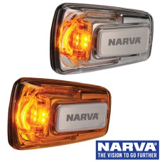 Narva Model 32 LED Side Direction Indicator (Cat 5 & 6) Lamp with 0.3m Cable